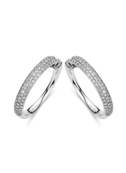 Diamond Point Witgouden Oorsieraden|Diamanten Oorsieraden<Witgouden oorsieraden, 1.94 ct diamant, Caviar