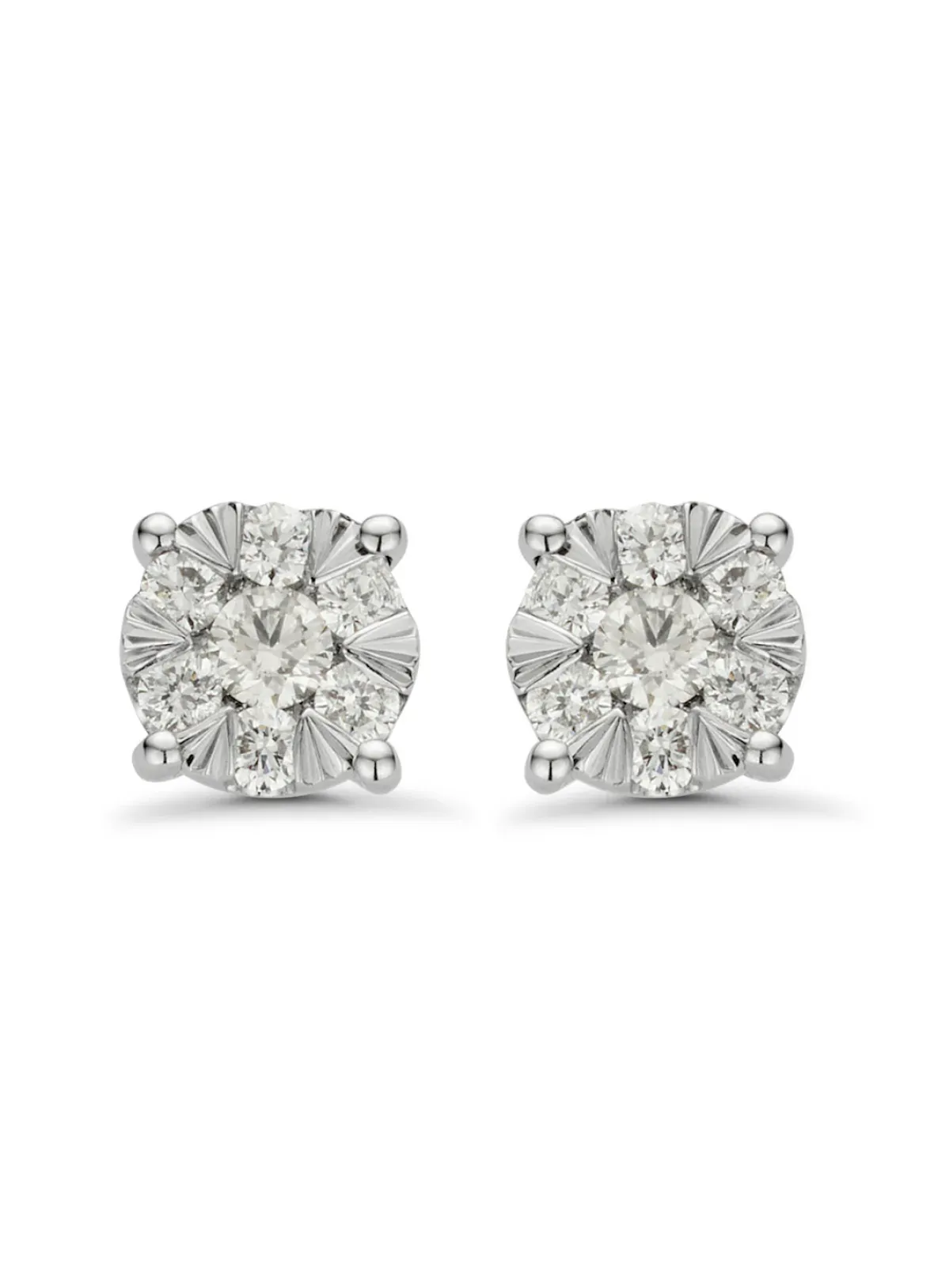 Diamond Point Witgouden Oorsieraden|Diamanten Oorsieraden<Witgouden oorsieraden, 0.27 ct diamant, Enchanted