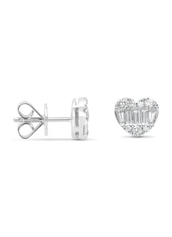 Diamond Point Witgouden Oorsieraden|Diamanten Oorsieraden<Witgouden oorsieraden, 0.41 ct diamant, Gallery
