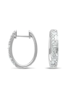 Diamond Point Witgouden Oorsieraden|Diamanten Oorsieraden<Witgouden oorsieraden, 0.69 ct diamant, Gallery