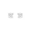 Diamond Point Witgouden Oorsieraden|Fijne Oorsieraden<Witgouden oorsieraden, 0.28 ct diamant, Hearts & Arrows