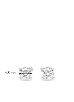 Diamond Point Witgouden Oorsieraden|Diamanten Oorsieraden<Witgouden oorsieraden, 0.36 ct diamant, Hearts & Arrows
