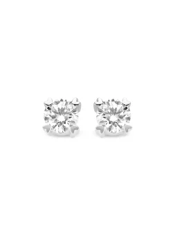 Diamond Point Witgouden Oorsieraden|Diamanten Oorsieraden<Witgouden oorsieraden, 1.00 ct diamant, Hearts & Arrows