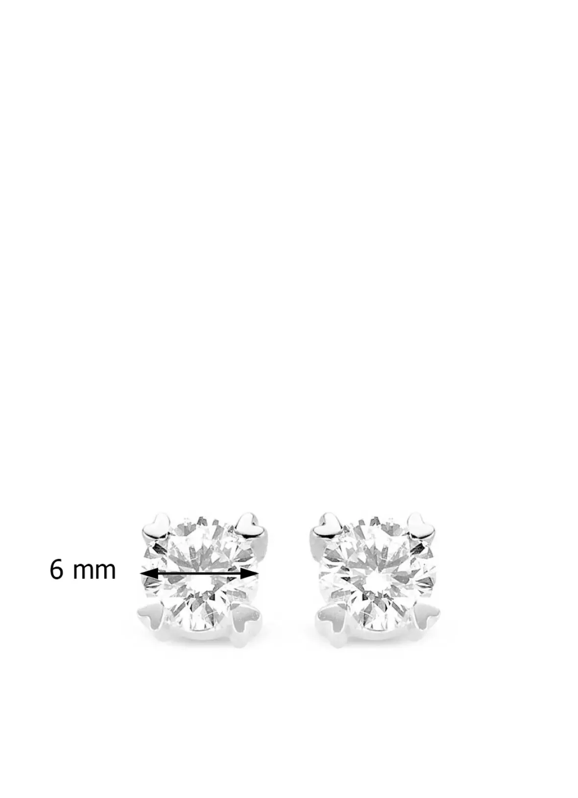 Diamond Point Witgouden Oorsieraden|Diamanten Oorsieraden<Witgouden oorsieraden, 1.00 ct diamant, Hearts & Arrows