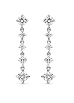 Diamond Point Witgouden Oorsieraden|Diamanten Oorsieraden<Witgouden oorsieraden, 0.85 ct diamant, Hearts & Arrows