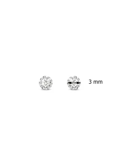 Diamond Point Witgouden Oorsieraden|Diamanten Oorsieraden<Witgouden oorsieraden, 0.06 ct diamant, Joy