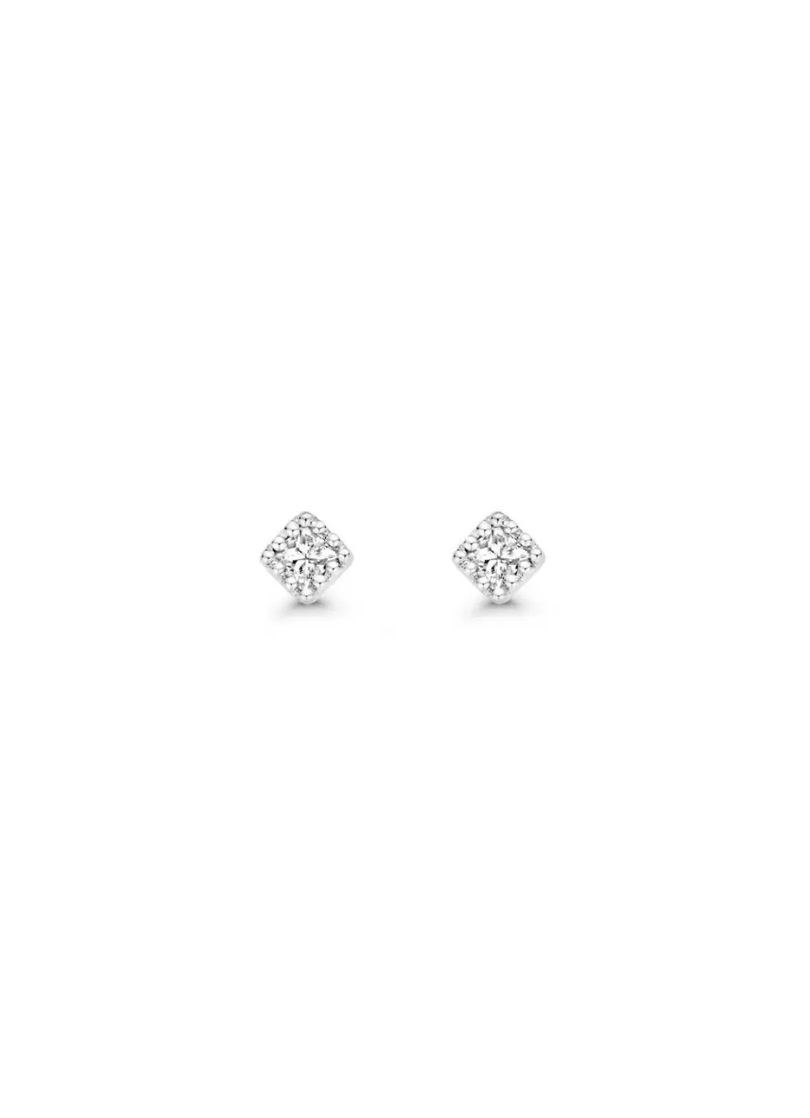 Diamond Point Witgouden Oorsieraden|Diamanten Oorsieraden<Witgouden oorsieraden, 0.08 ct diamant, Joy