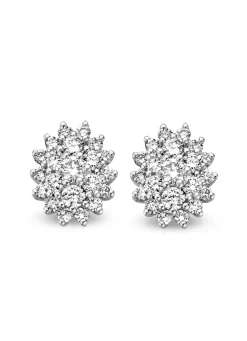 Diamond Point Witgouden Oorsieraden|Diamanten Oorsieraden<Witgouden oorsieraden, 0.48 ct diamant, Majestic