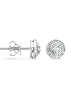 Diamond Point Witgouden Oorsieraden|Diamanten Oorsieraden<Witgouden oorsieraden, 0.28 ct diamant, Petite Romance