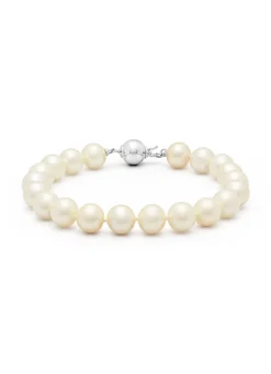 Diamond Point Witgouden Armbanden|Parel Armbanden<Witgouden parelarmband Rivièra