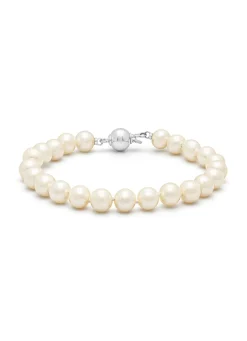Diamond Point Witgouden Armbanden|Parel Armbanden<Witgouden parelarmband Rivièra