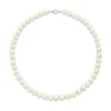 Diamond Point Witgouden Colliers|Parelkettingen<Witgouden parelketting Rivièra