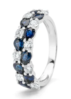 Diamond Point Witgouden Ringen|Ringen Met Kleurstenen<Witgouden ring, 1.65 ct blauwe saffier, Eden