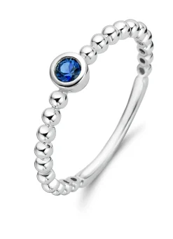 Diamond Point Witgouden Ringen|Ringen Met Kleurstenen<Witgouden ring, 0.12 ct blauwe saffier, Ensemble