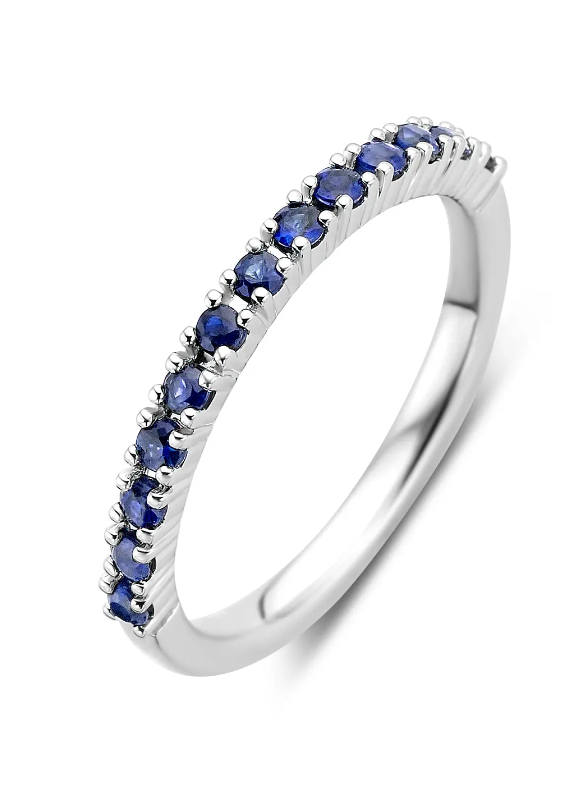 Diamond Point Witgouden Ringen|Ringen Met Kleurstenen<Witgouden ring, 0.37 ct blauwe saffier, Ensemble