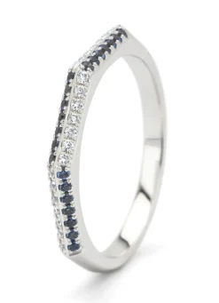 Diamond Point Witgouden Ringen|Ringen Met Kleurstenen<Witgouden ring, 0.16 ct blauwe saffier, Ensemble