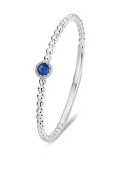 Diamond Point Witgouden Ringen|Ringen Met Kleurstenen<Witgouden ring, 0.05 ct blauwe saffier, Joy