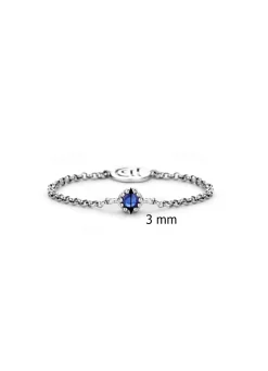 Diamond Point Witgouden Ringen|Ringen Met Kleurstenen<Witgouden ring, 0.05 ct blauwe saffier, Joy