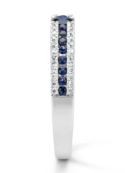 Diamond Point Witgouden Ringen|Ringen Met Kleurstenen<Witgouden ring, 0.44 ct blauwe saffier, Majestic