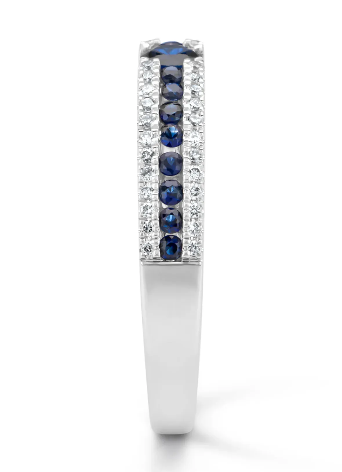 Diamond Point Witgouden Ringen|Ringen Met Kleurstenen<Witgouden ring, 0.44 ct blauwe saffier, Majestic