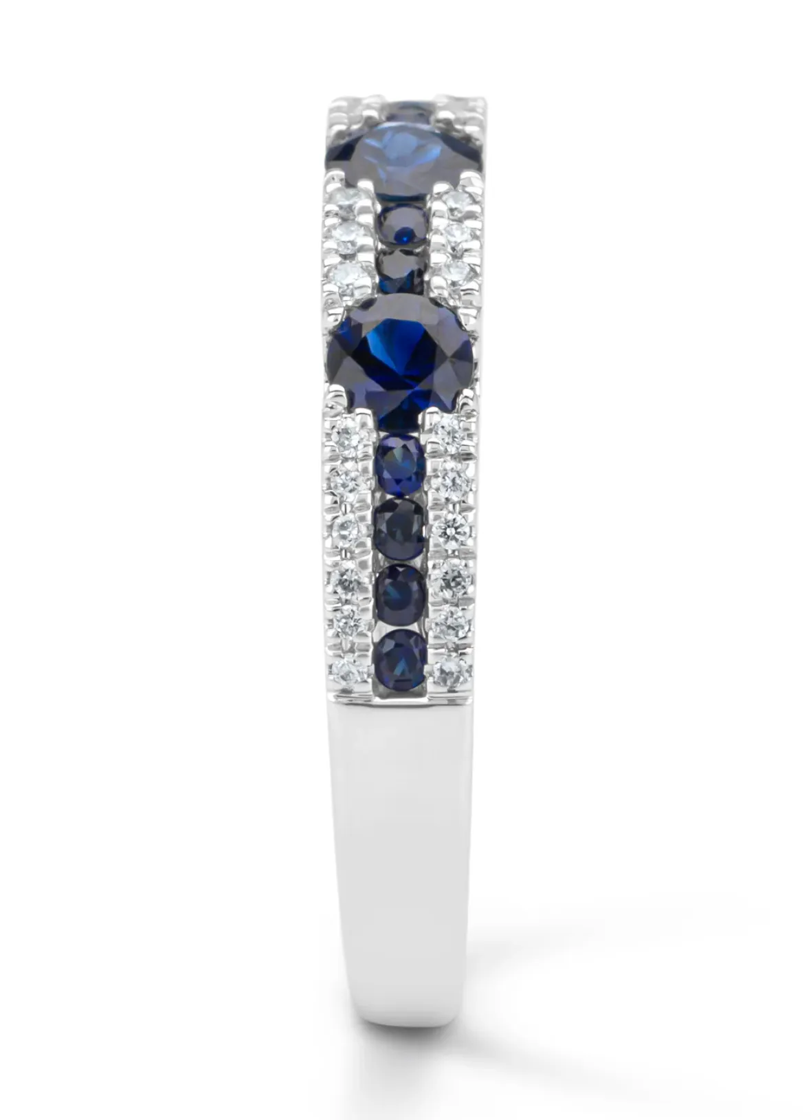 Diamond Point Witgouden Ringen|Ringen Met Kleurstenen<Witgouden ring, 0.69 ct blauwe saffier, Majestic