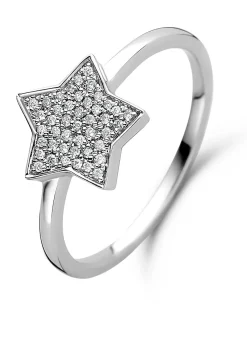 Diamond Point Witgouden Ringen|Diamanten Ringen<Witgouden ring, 0.10 ct diamant, Dreamer