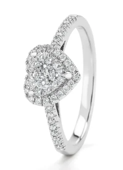Diamond Point Witgouden Ringen|Diamanten Ringen<Witgouden ring, 0.37 ct diamant, Enchanted