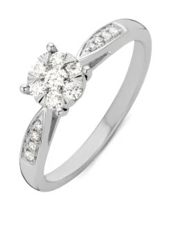 Diamond Point Witgouden Ringen|Diamanten Ringen<Witgouden ring, 0.29 ct diamant, Enchanted
