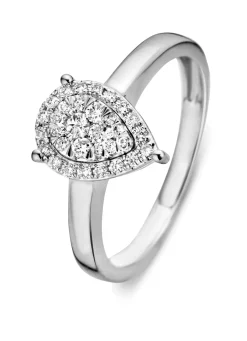 Diamond Point Witgouden Ringen|Diamanten Ringen<Witgouden ring, 0.31 ct diamant, Enchanted