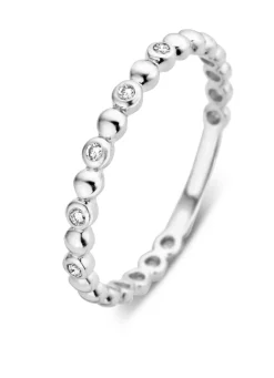 Diamond Point Witgouden Ringen|Diamanten Ringen<Witgouden ring, 0.05 ct diamant, Ensemble