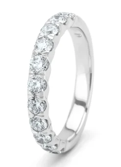 Diamond Point Witgouden Ringen|Diamanten Ringen<Witgouden ring, 1.00 ct diamant, Gallery