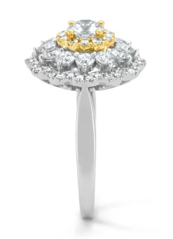 Diamond Point Witgouden Ringen|Diamanten Ringen<Witgouden ring, 1.92 ct diamant, Gallery