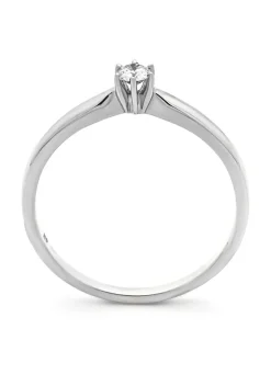 Diamond Point Witgouden Ringen|Diamanten Ringen<Witgouden ring, 0.10 ct diamant, Hearts & Arrows