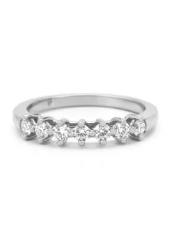 Diamond Point Witgouden Ringen|Diamanten Ringen<Witgouden ring, 0.35 ct diamant, Hearts & Arrows