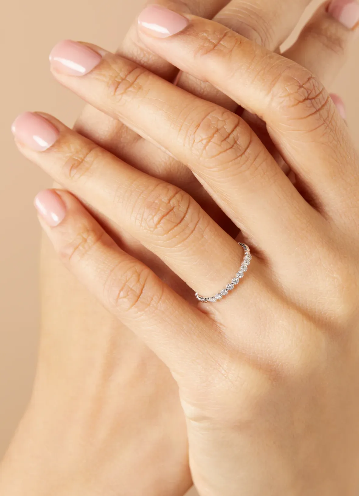 Diamond Point Witgouden Ringen|Diamanten Ringen<Witgouden ring, 0.09 ct diamant, Joy