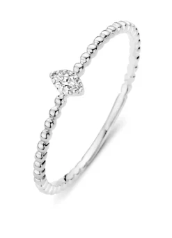 Diamond Point Witgouden Ringen|Diamanten Ringen<Witgouden ring, 0.04 ct diamant, Joy