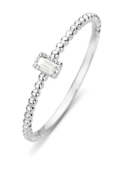 Diamond Point Witgouden Ringen|Diamanten Ringen<Witgouden ring, 0.05 ct diamant, Joy