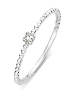 Diamond Point Witgouden Ringen|Diamanten Ringen<Witgouden ring, 0.04 ct diamant, Joy