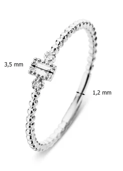 Diamond Point Witgouden Ringen|Diamanten Ringen<Witgouden ring, 0.07 ct diamant, Joy