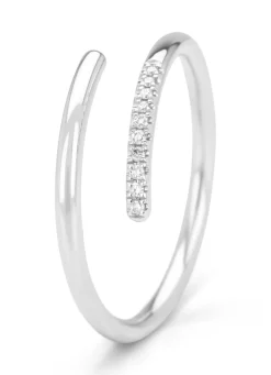Diamond Point Witgouden Ringen|Diamanten Ringen<Witgouden ring, 0.04 ct diamant, La Dolce Vita