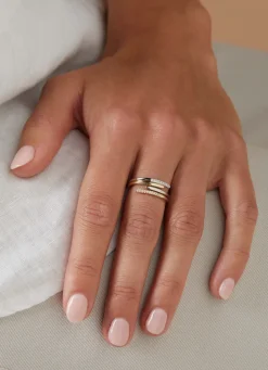 Diamond Point Witgouden Ringen|Diamanten Ringen<Witgouden ring, 0.04 ct diamant, La Dolce Vita
