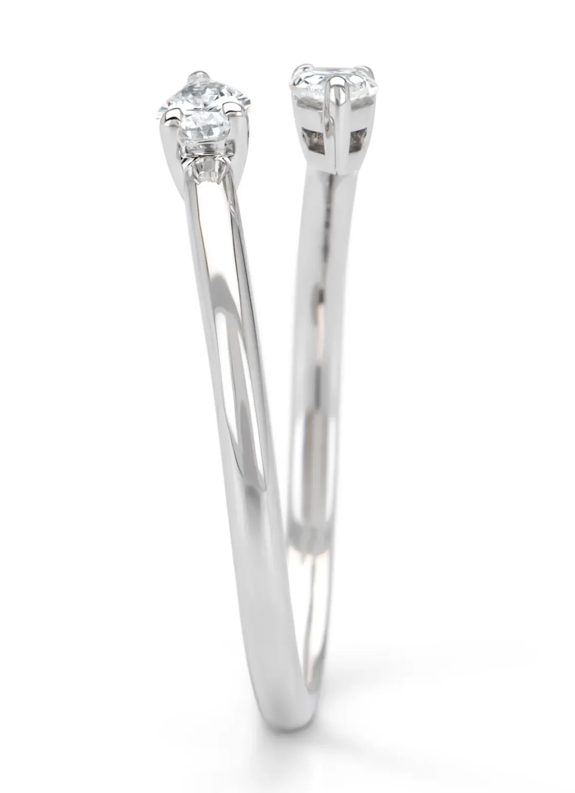 Diamond Point Witgouden Ringen|Diamanten Ringen<Witgouden ring, 0.37 ct diamant, La Dolce Vita