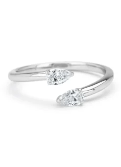 Diamond Point Witgouden Ringen|Diamanten Ringen<Witgouden ring, 0.37 ct diamant, La Dolce Vita