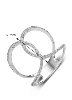 Diamond Point Witgouden Ringen|Diamanten Ringen<Witgouden ring, 0.24 ct diamant, Like a star