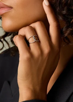 Diamond Point Witgouden Ringen|Diamanten Ringen<Witgouden ring, 0.19 ct diamant, Like a star