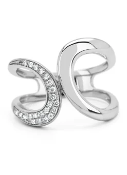 Diamond Point Witgouden Ringen|Diamanten Ringen<Witgouden ring, 0.12 ct diamant, Like a star