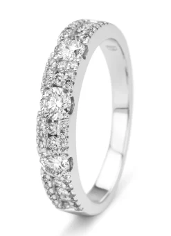 Diamond Point Witgouden Ringen|Diamanten Ringen<Witgouden ring, 0.70 ct diamant, Majestic