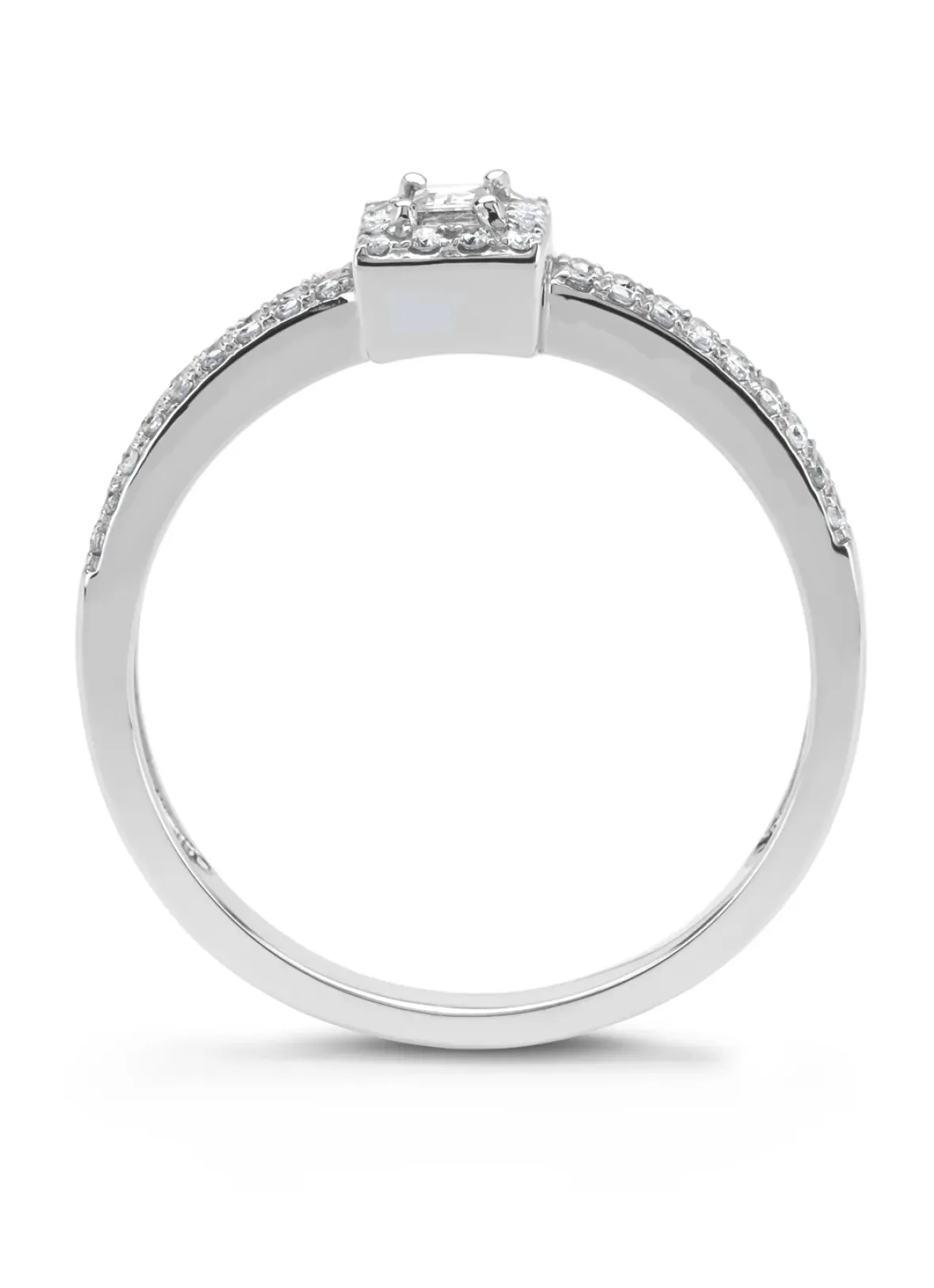Diamond Point Witgouden Ringen|Diamanten Ringen<Witgouden ring, 0.26 ct diamant, Petite Romance