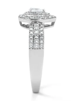 Diamond Point Witgouden Ringen|Diamanten Ringen<Witgouden ring, 0.50 ct diamant, Petite Romance