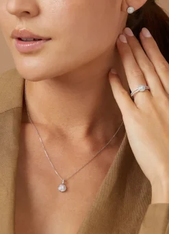 Diamond Point Witgouden Ringen|Diamanten Ringen<Witgouden ring, 0.28 ct diamant, Petite Romance